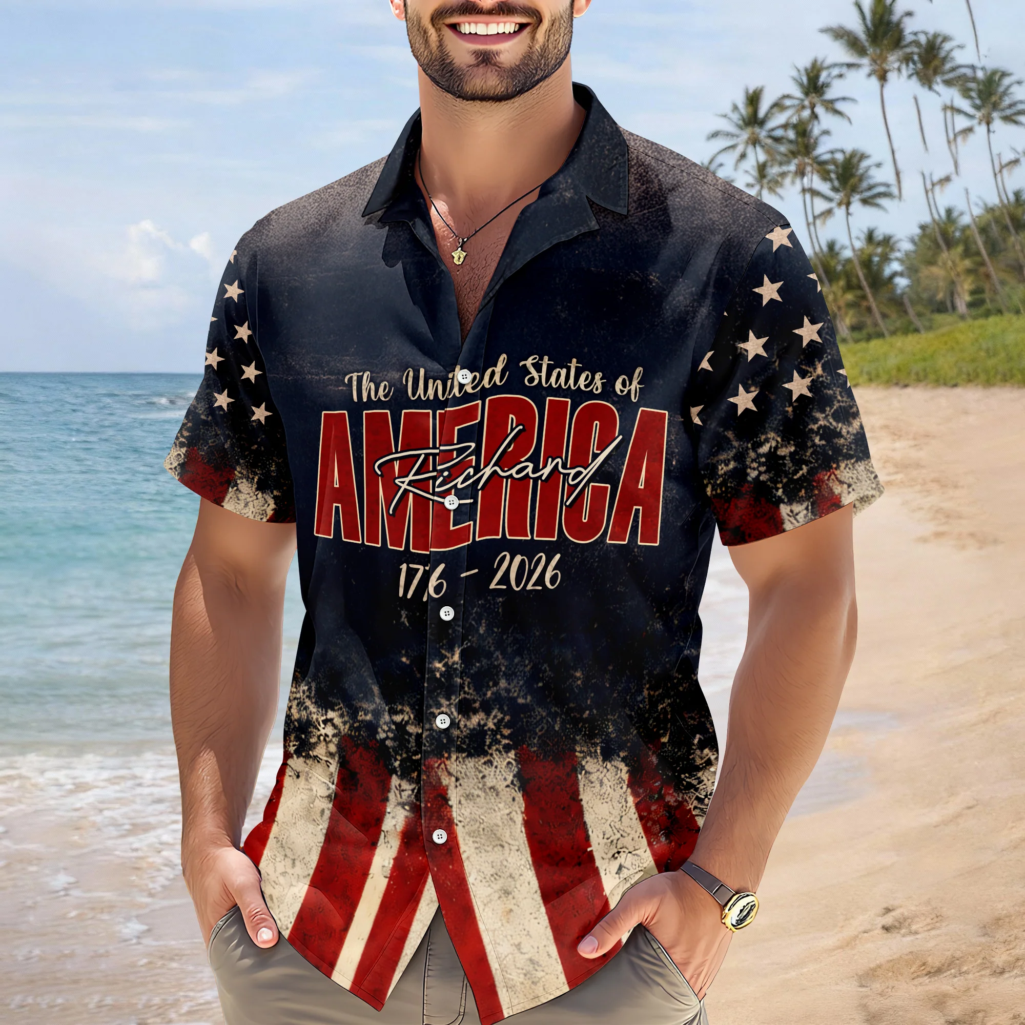 Men's The United States Of America 1776-2026 Shirt