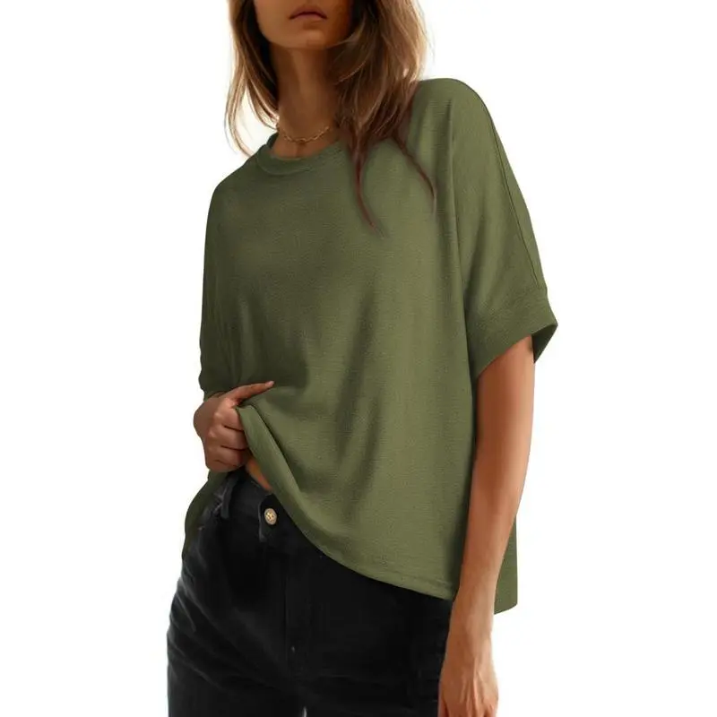 Women's Tops Oversized Basic Tee