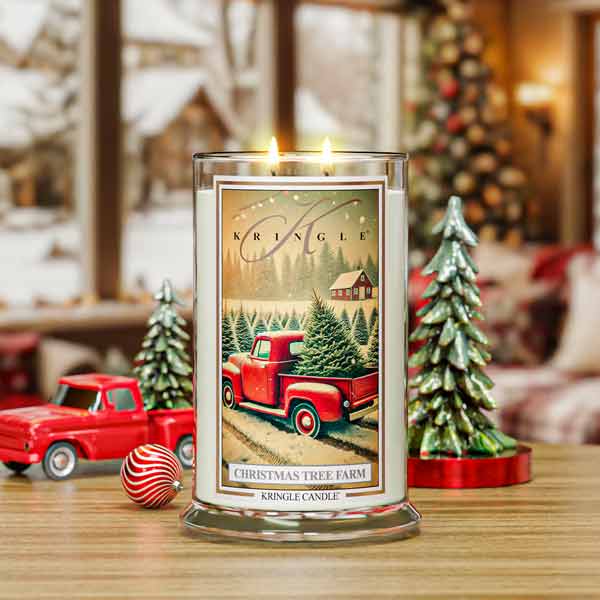 Christmas Tree Farm Large Jar | Soy candle