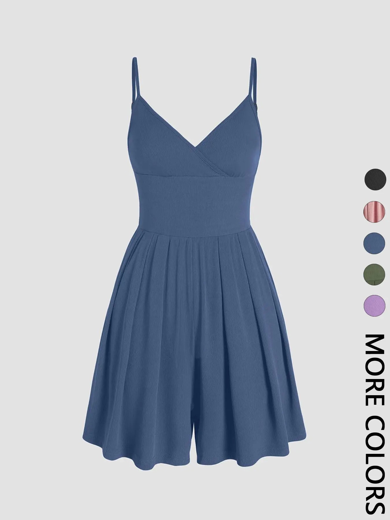 🌴 Women's Backless Wide-Leg Cami Romper