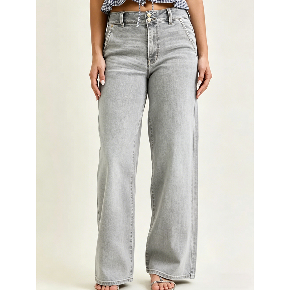 Classy Trouser LIGHT High Waist Wide Leg Jean