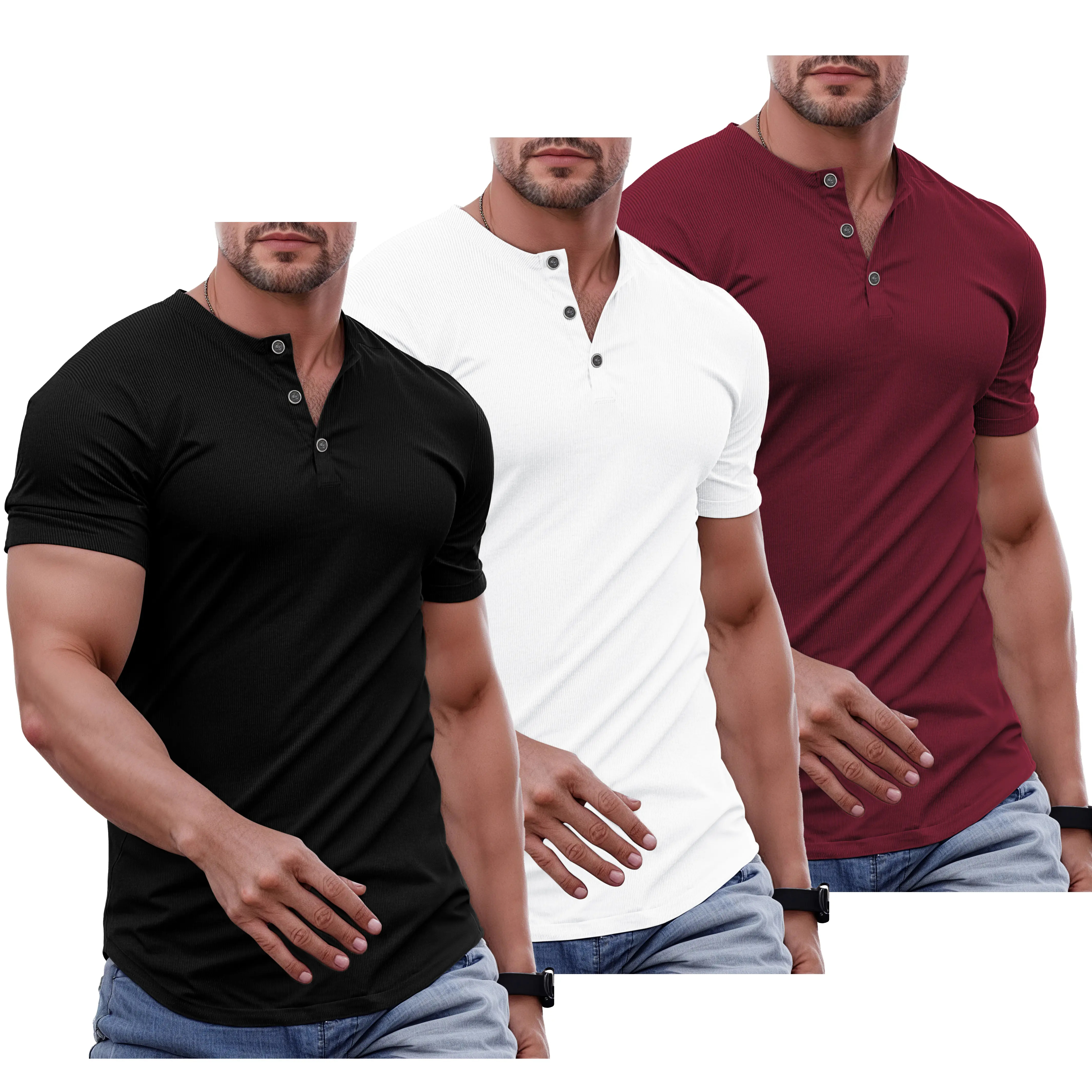 Men's Premium Henley Shirt