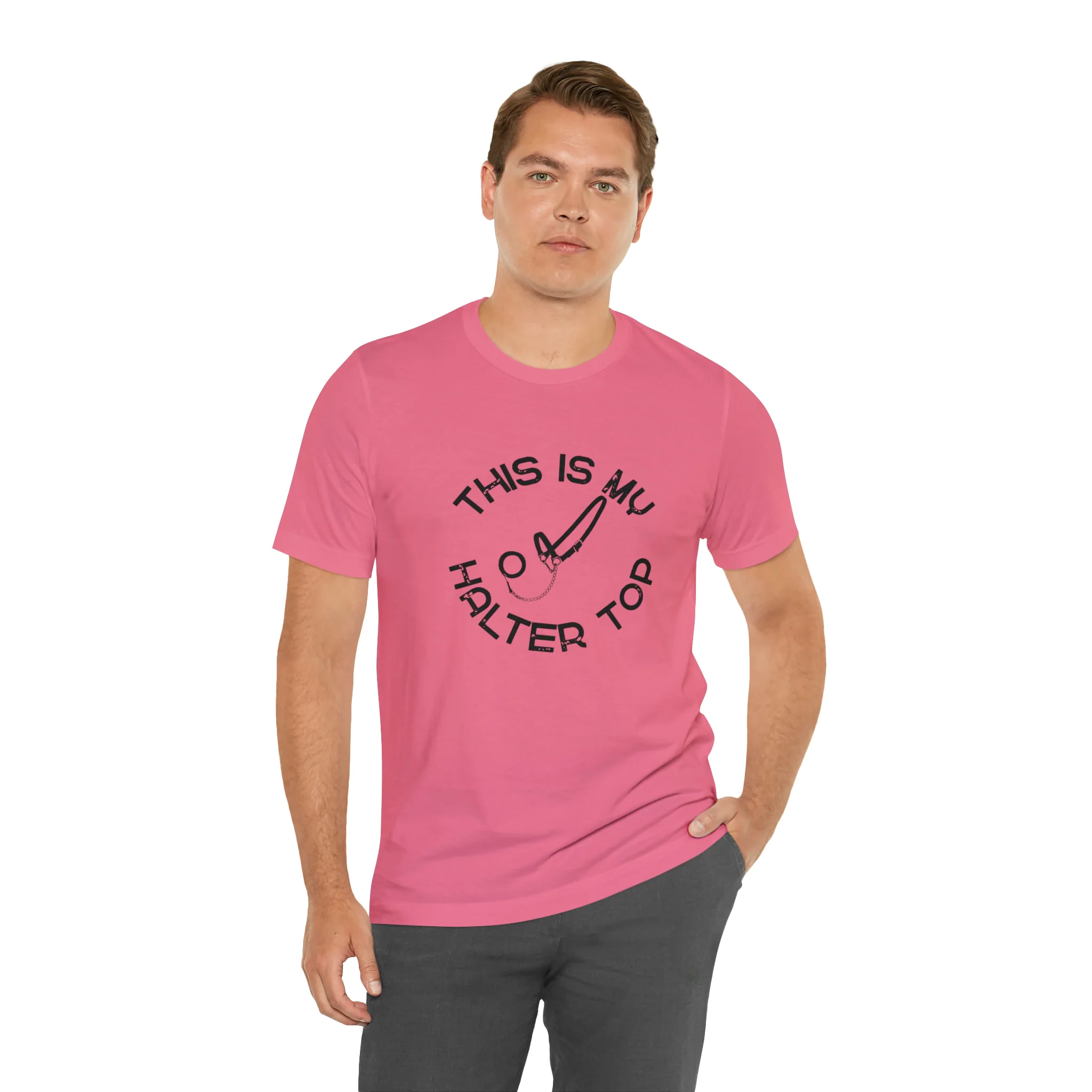 This is My Halter Top Unisex Jersey Short Sleeve Tee