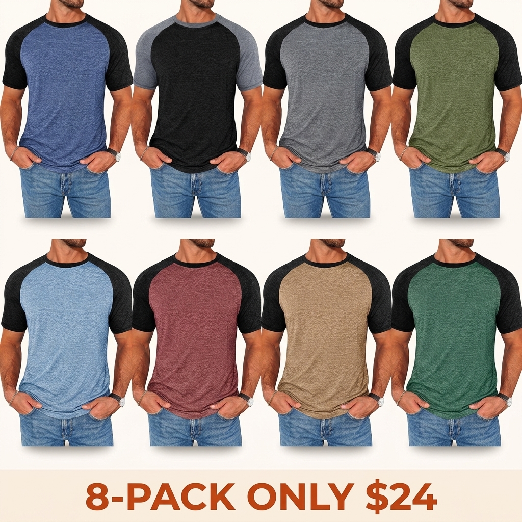 Men's Casual Slim-Fit T-Shirt
