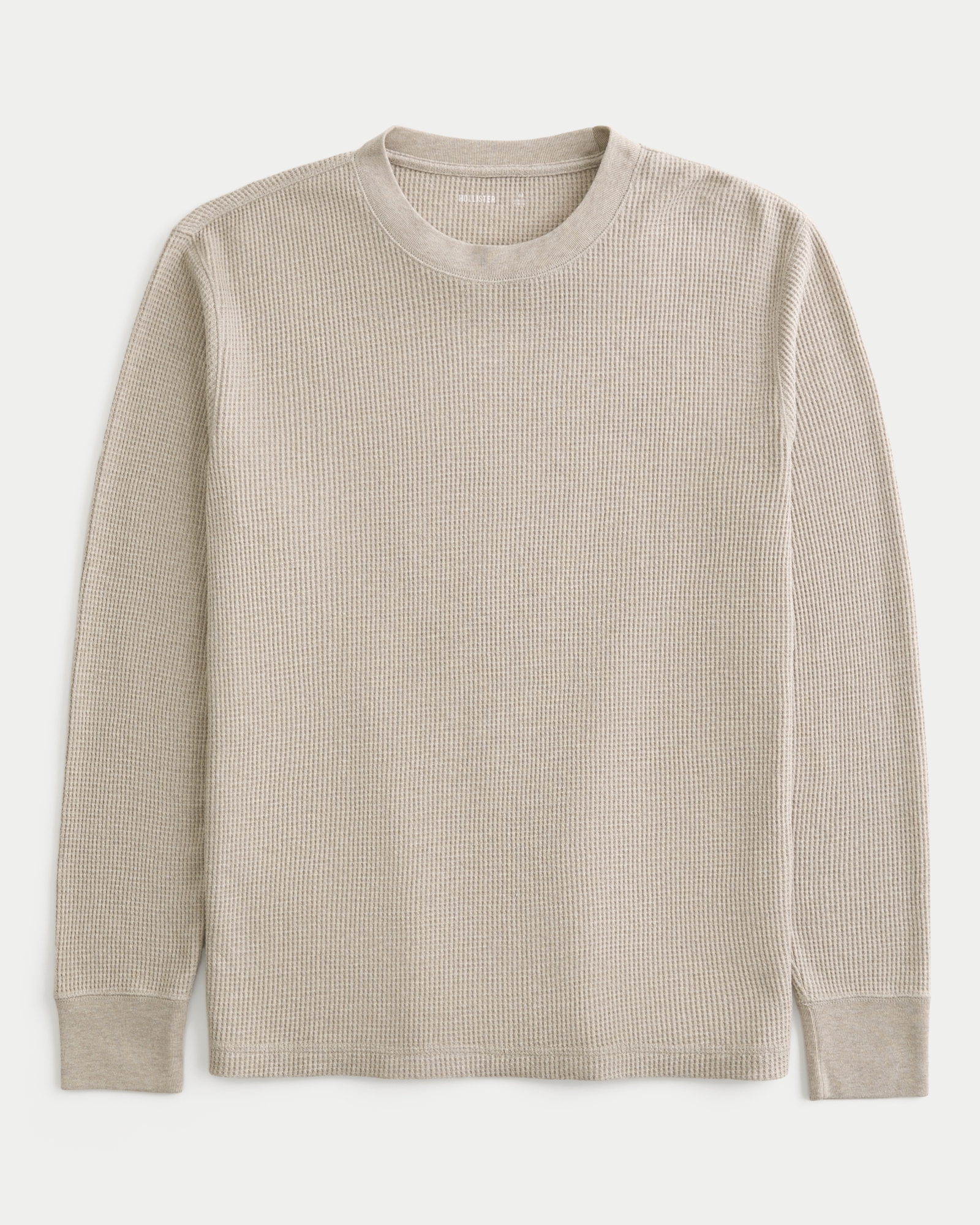 Relaxed Thermal Long-Sleeve Camo Crew Shirt