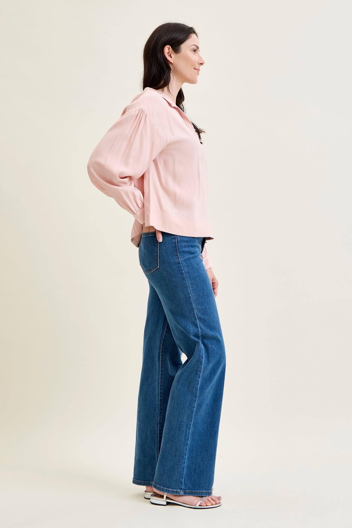 Katie High Rise Vintage Classic Wide Leg