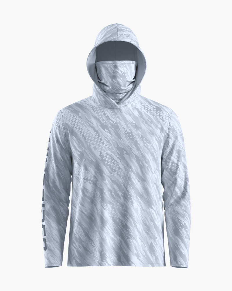 Men’s Sun Protection Fishing Hoodie with Built-In Face Gaiter
