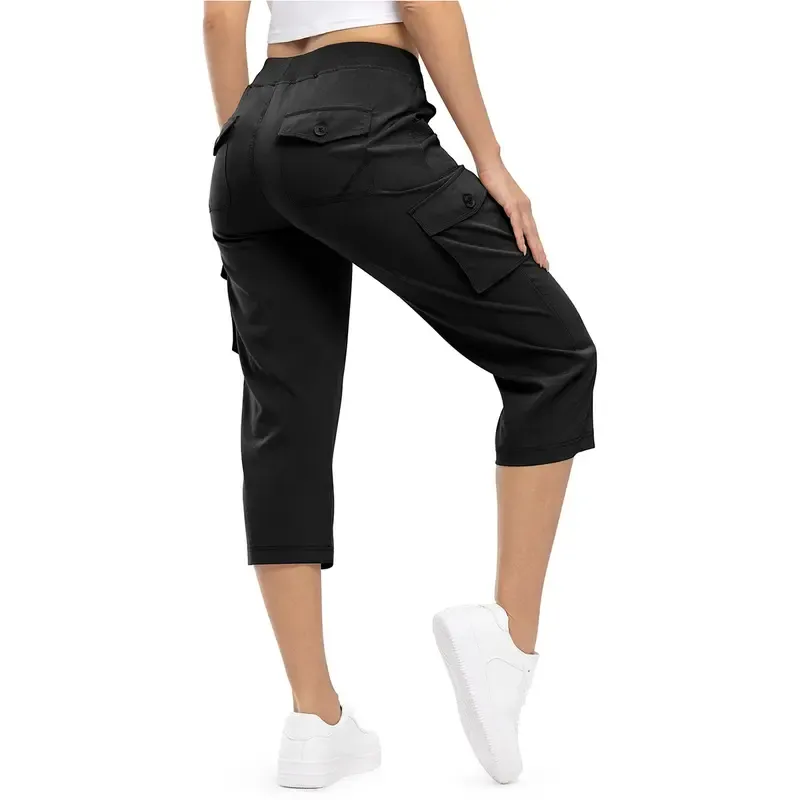 ✨Women’s Loose-Fit Lightweight Quick-Dry Capri Pants with Pockets