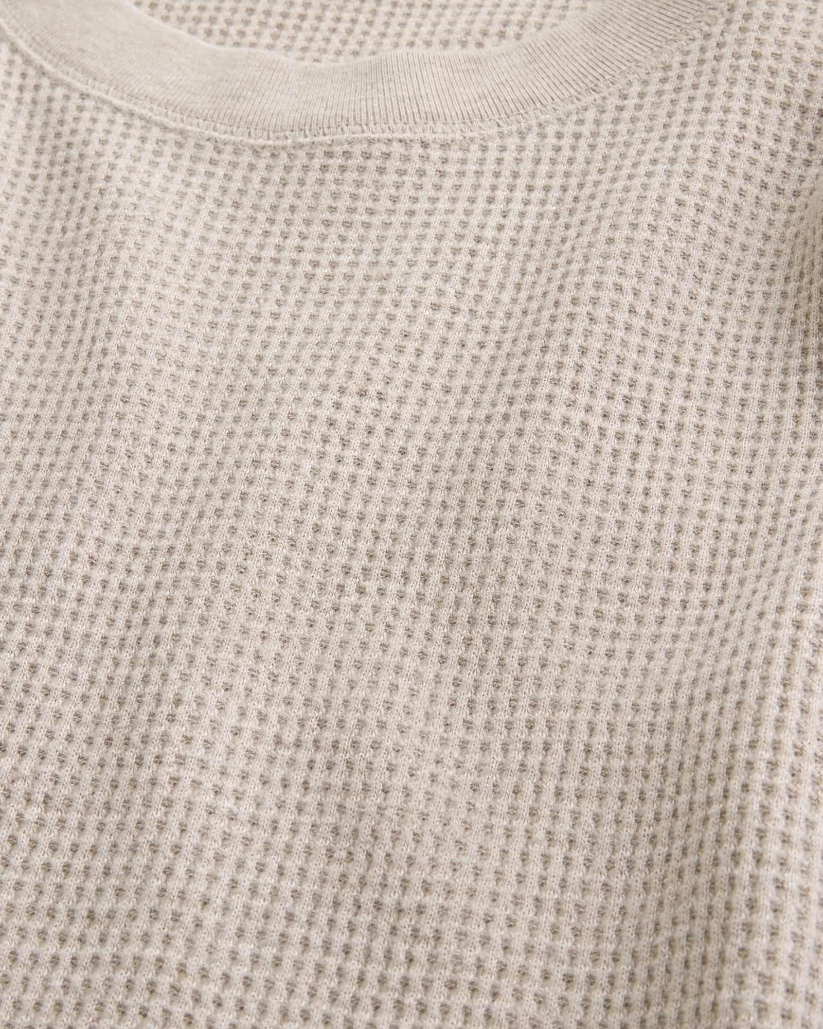 Relaxed Thermal Long-Sleeve Camo Crew Shirt