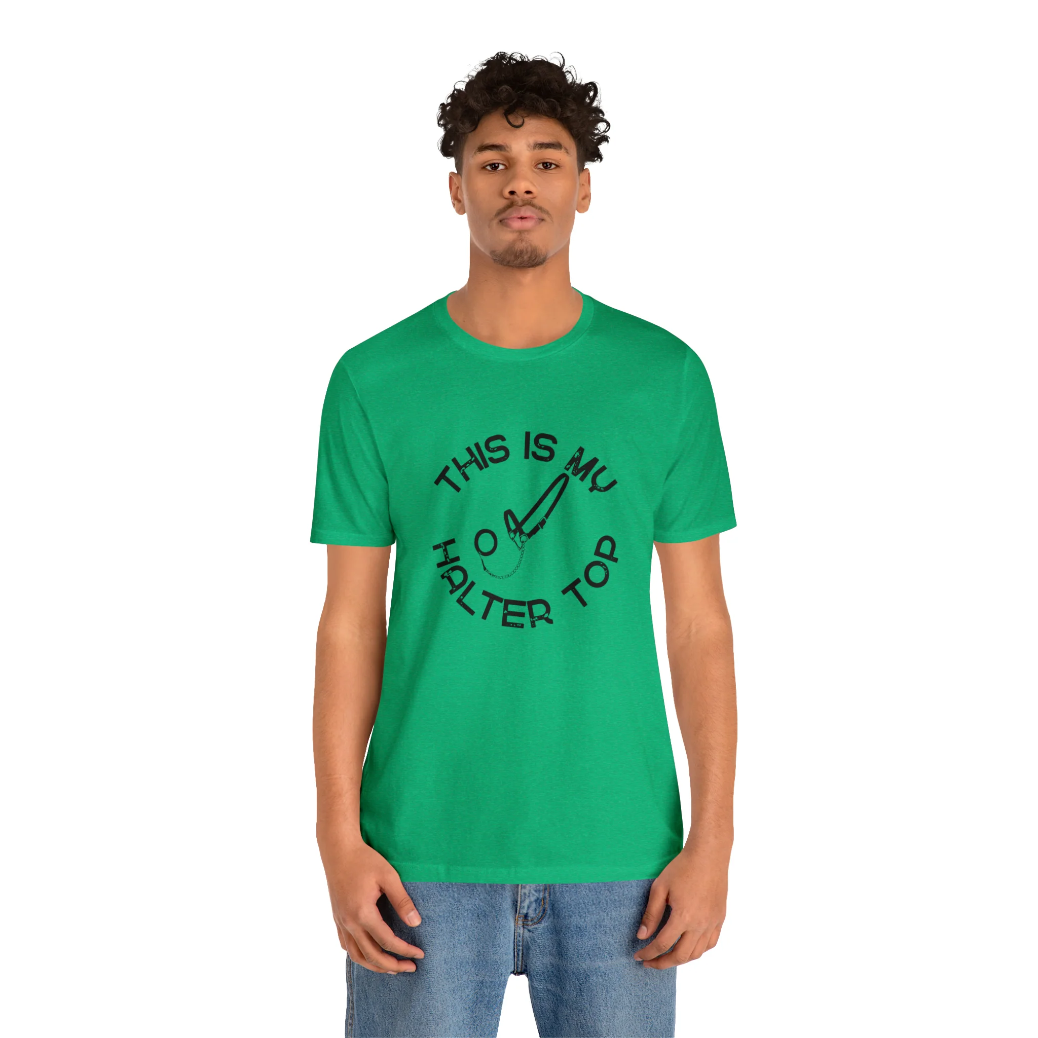 This is My Halter Top Unisex Jersey Short Sleeve Tee