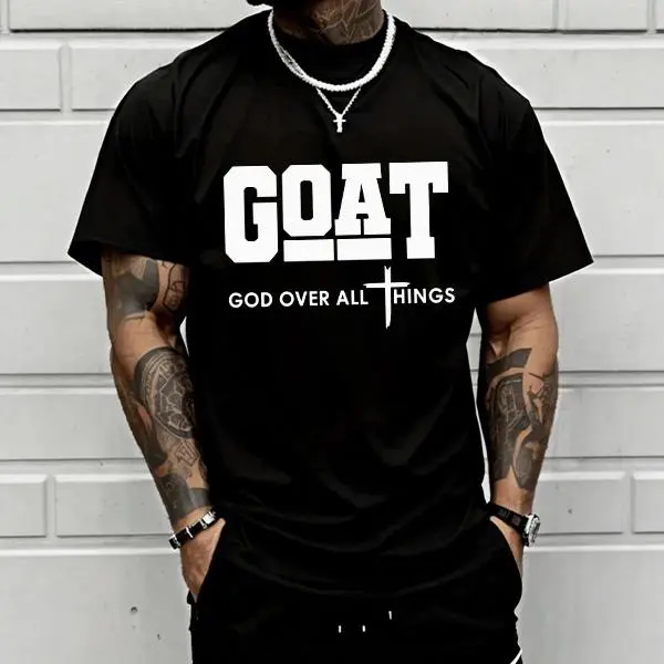 Men's Printed T-Shirt — 100% Pure Cotton, Loose-Fit, Streetwear Style, Short Sleeve