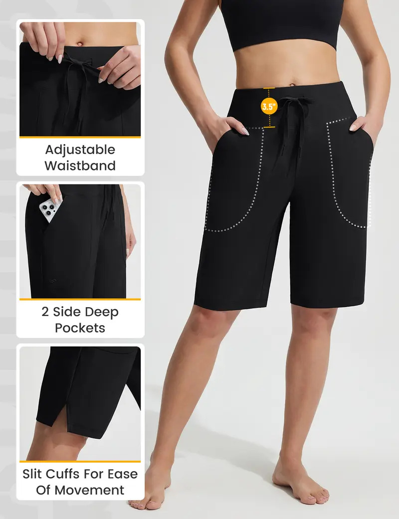 Women's Long Swim Shorts – With Lining and Pockets