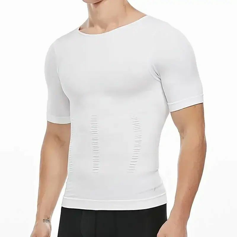 Menswear Body Shaper Shapewear Moderate Compression Tank Top （Free Gift-Polo Shirt）