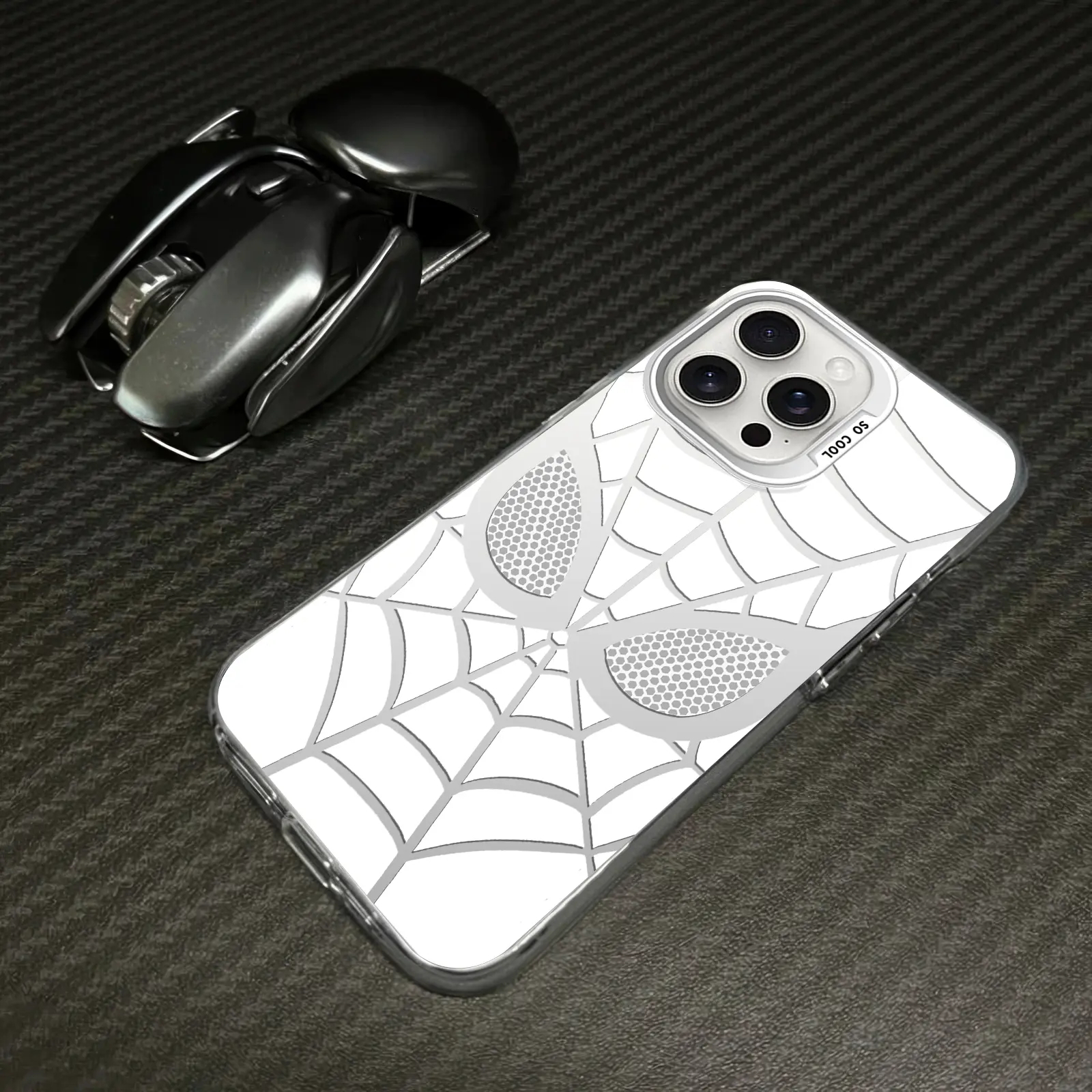 Classic Cool Grid Pattern IMD Laser Phone Case, Military Grade Anti Drop