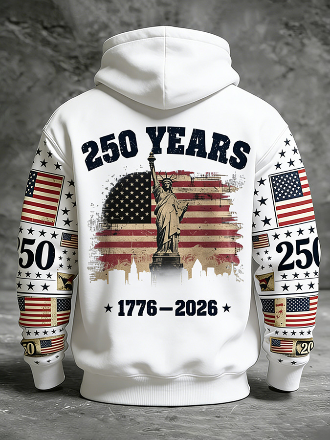 Men'S And Women'S 250Th Anniversary Celebration Hooded Sweatshirt