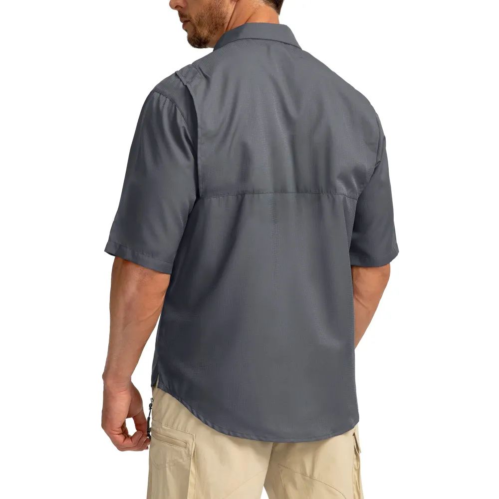 Men's Casual Outdoor Button-Down Fishing Top