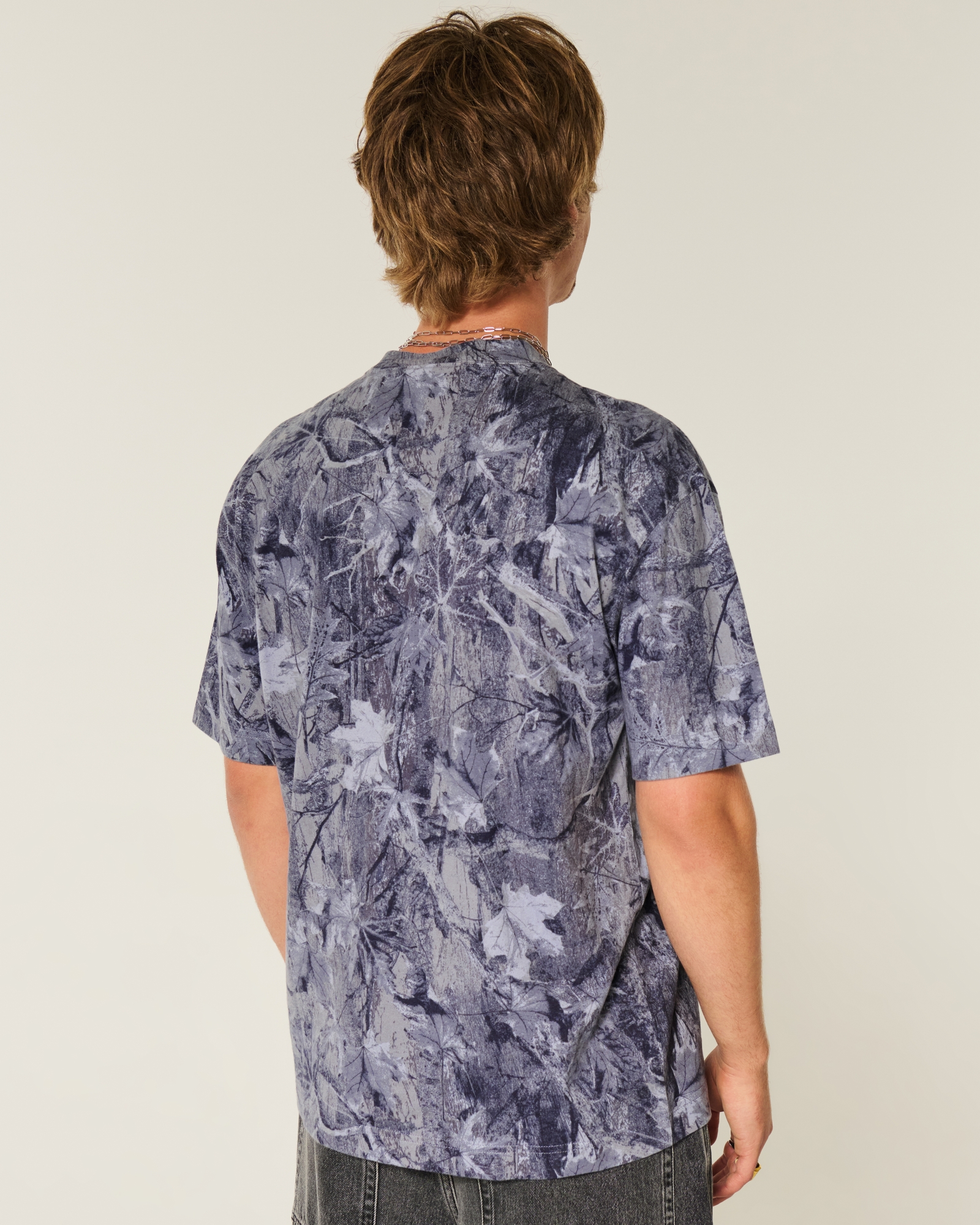 Boxy Heavyweight Washed Cotton Crew T-Shirt