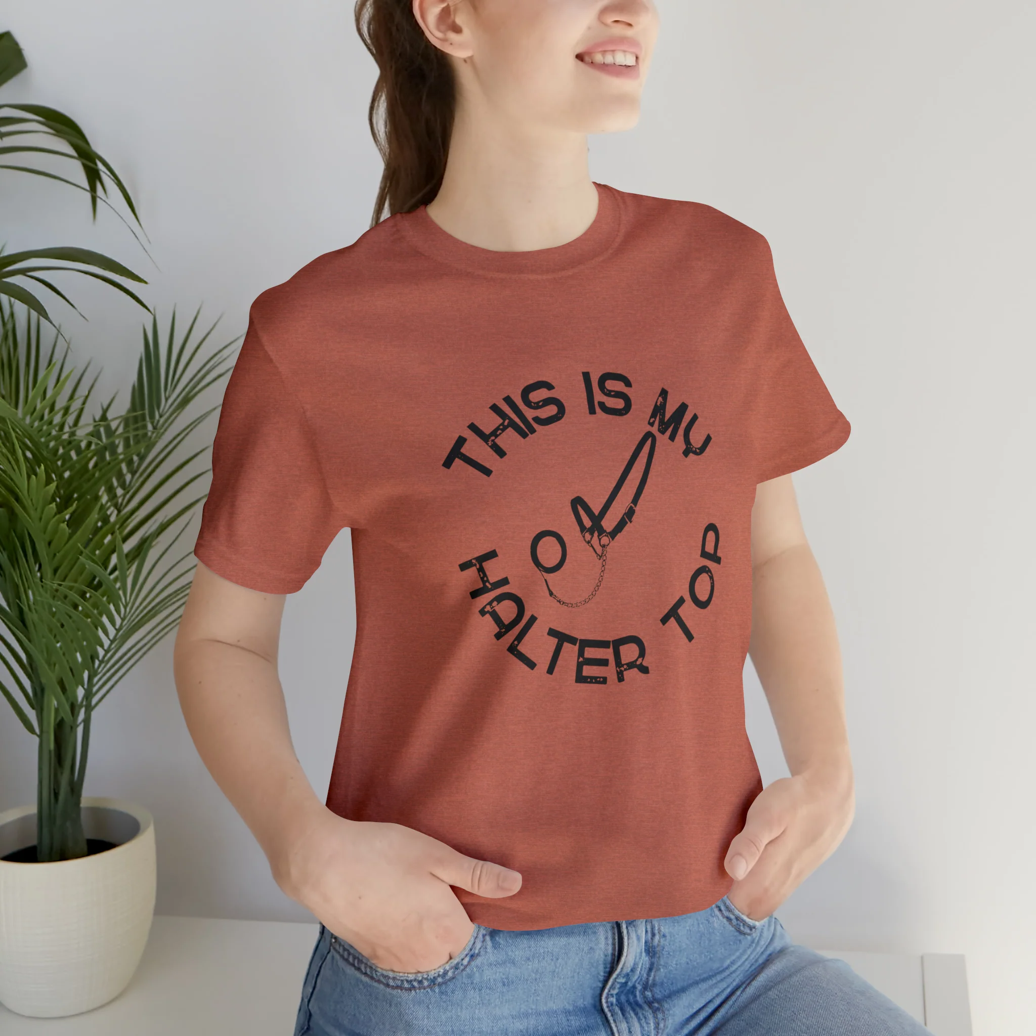 This is My Halter Top Unisex Jersey Short Sleeve Tee