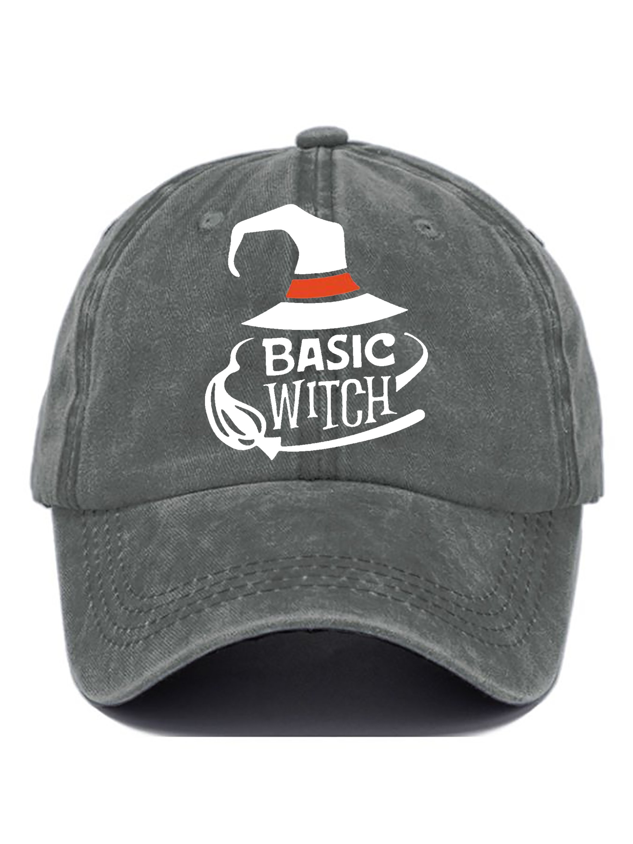 Halloween Witch Print Baseball Cap