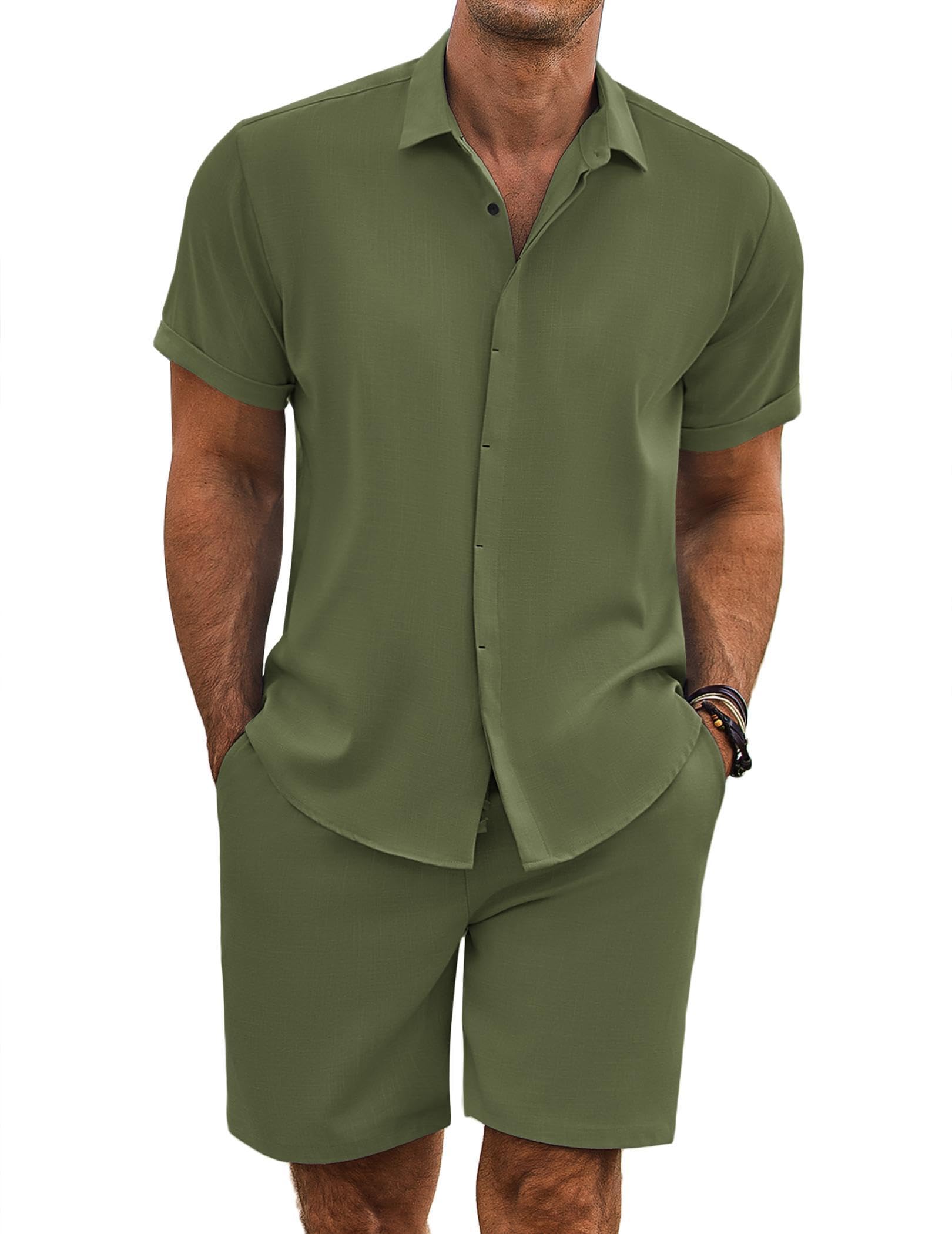 Breezy Linen Summer Shirt & Shorts Set