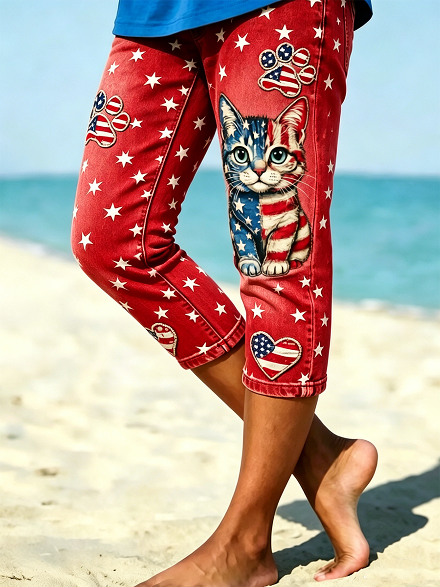 American Independence Day Celebration Pants