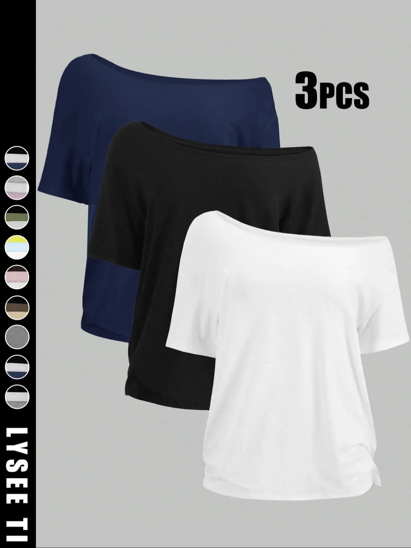 🧼Women’s Everyday Solid Color Basic Tee – Casual Short Sleeve Shirt