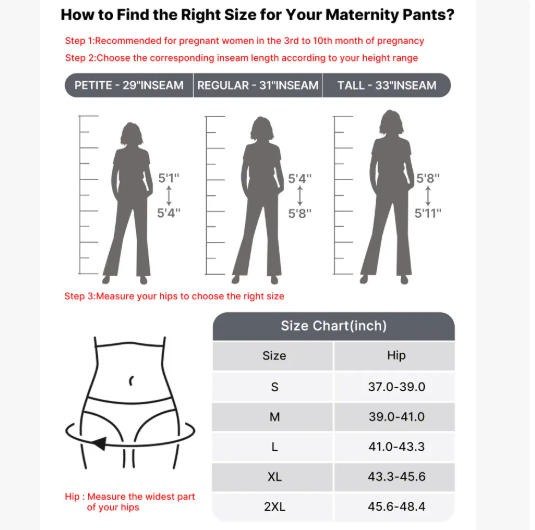 Maternity Wide Leg Pants for Comfortable Pregnancy Pregnant Prenatal
