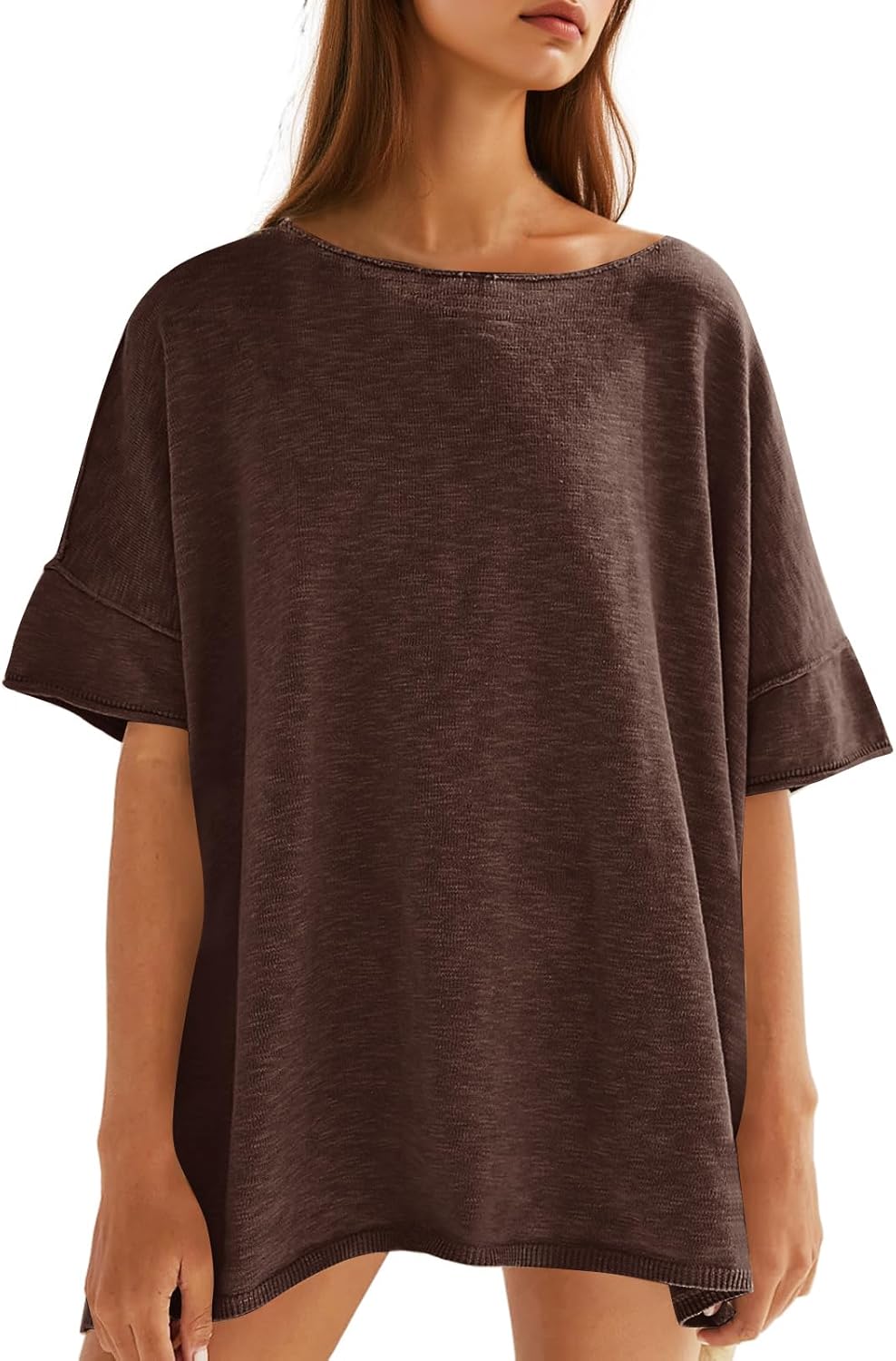 Mother's Day Sale💕Women's Oversized T Shirts-100% Cotton