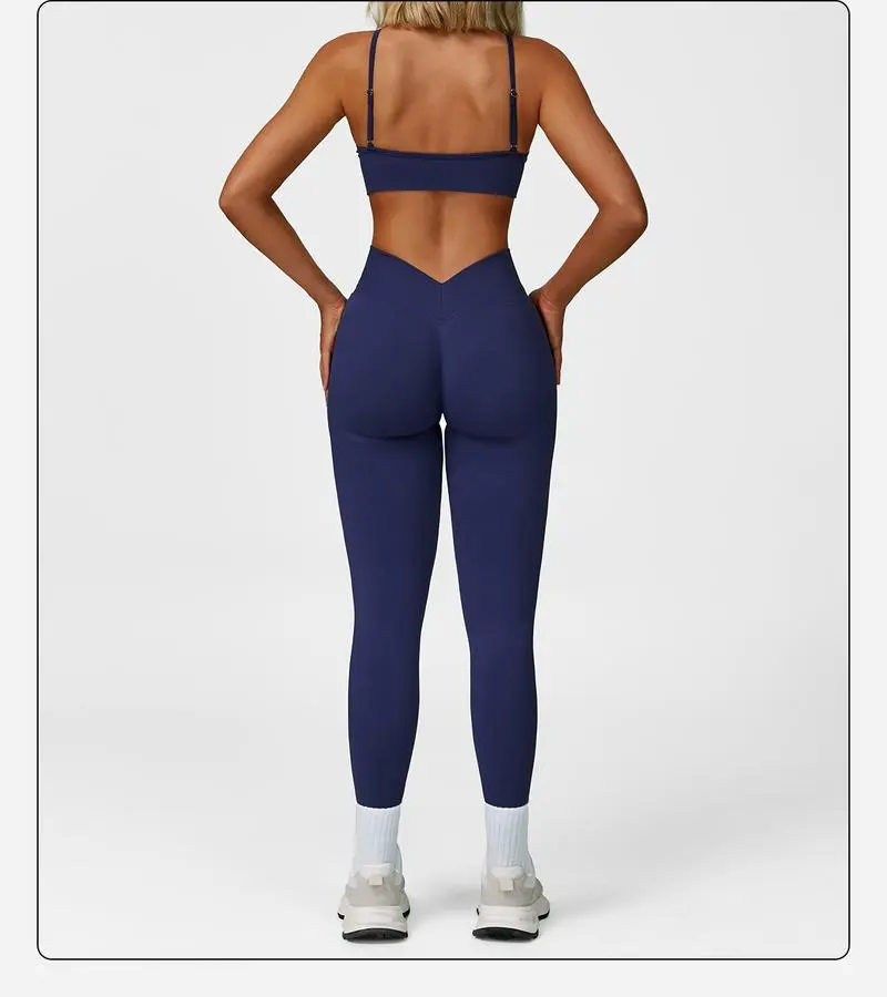 Women’s Activewear Set – Cute Sports Bra & Yoga Pants for Gym or Lounge