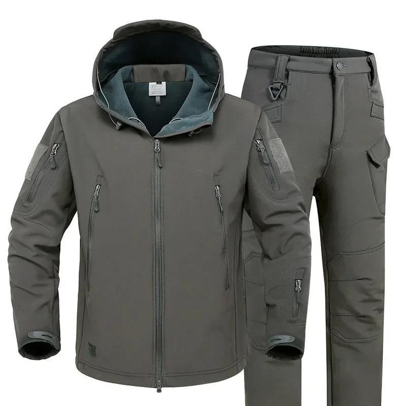 Winter Thicked Men Camo Suit Waterproof Tactical Set Multi