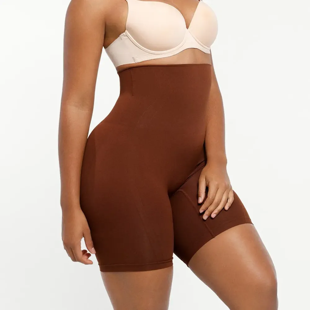 Shapellx Shapewear Sculpting Shorts for Women Seamless High Waisted Body Shaper Thigh Slimming Underwear