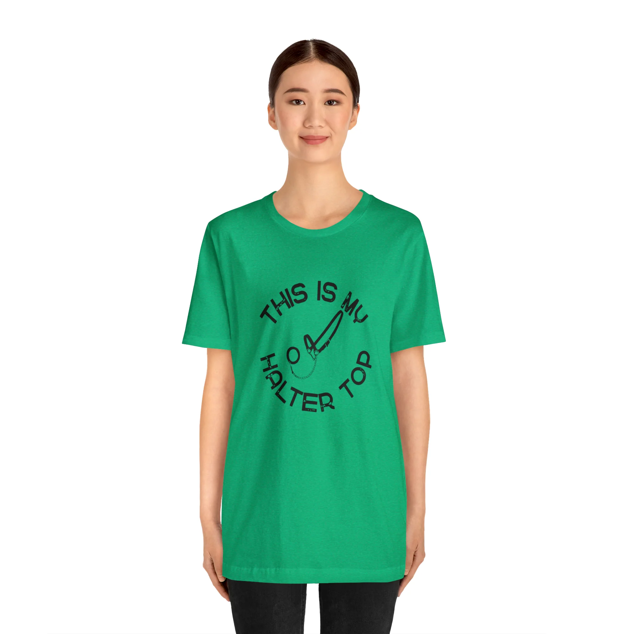 This is My Halter Top Unisex Jersey Short Sleeve Tee