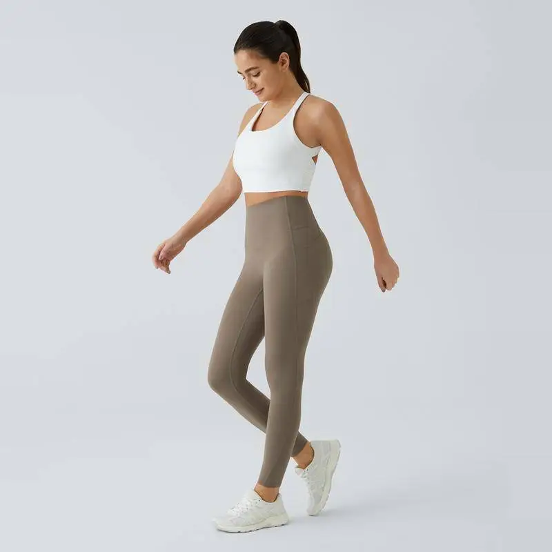 High Waisted Tummy Control Pocket Shaping Training Leggings