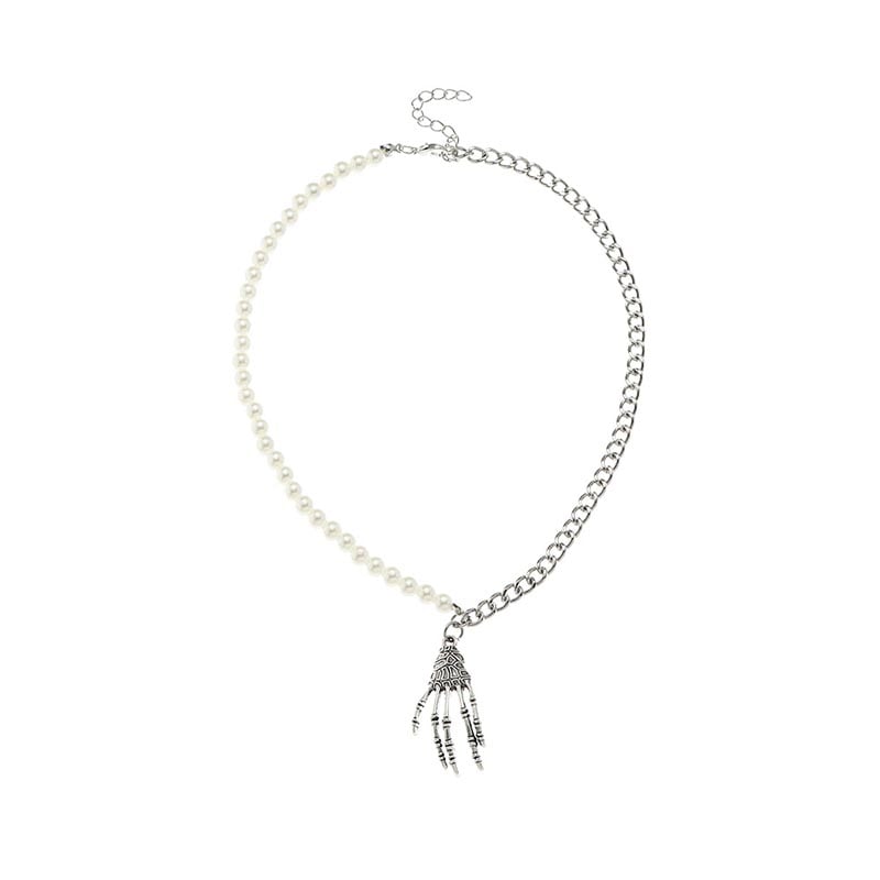 Fashionable And Personalized Creative Ghost Claw Design Necklace