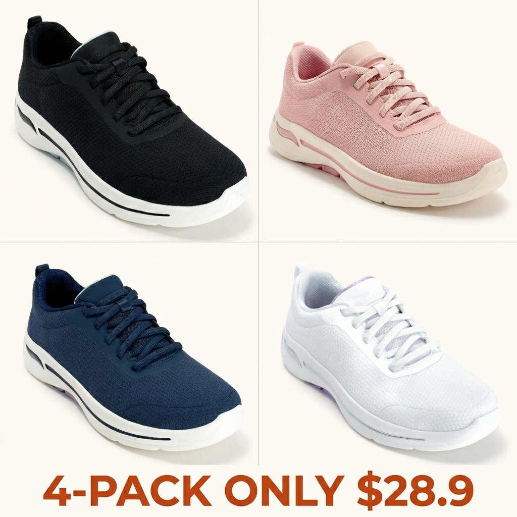 Washable elastic sneakers