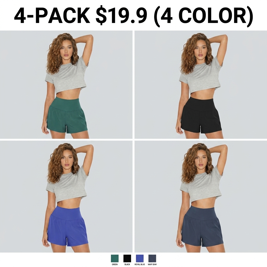 Women's Super High Waist Yoga Shorts