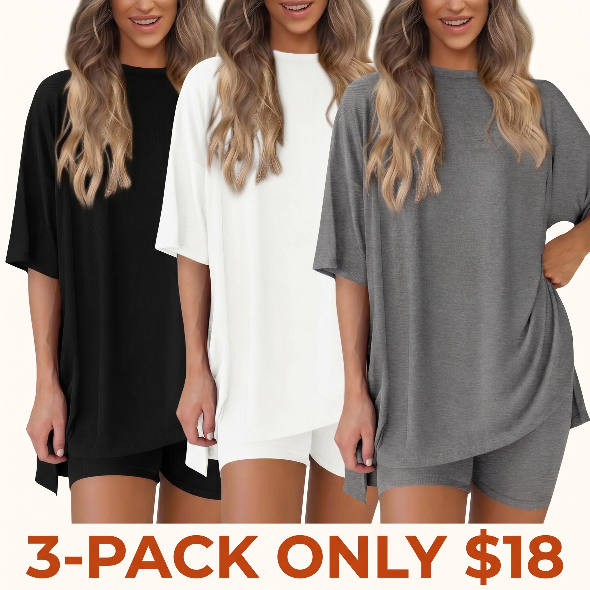 Women's Summer Casual Two-Piece Set: Minimalist Loungewear crafted from soft viscose fabric