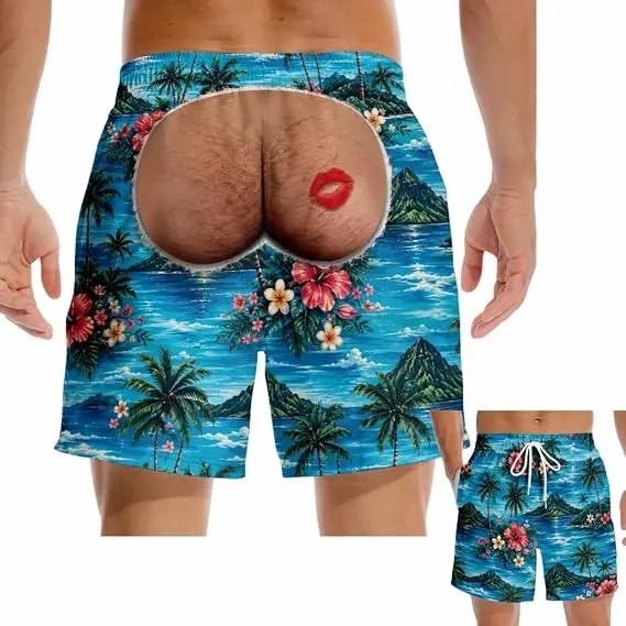 Men's Patriotic Swim Trunks – American Flag 