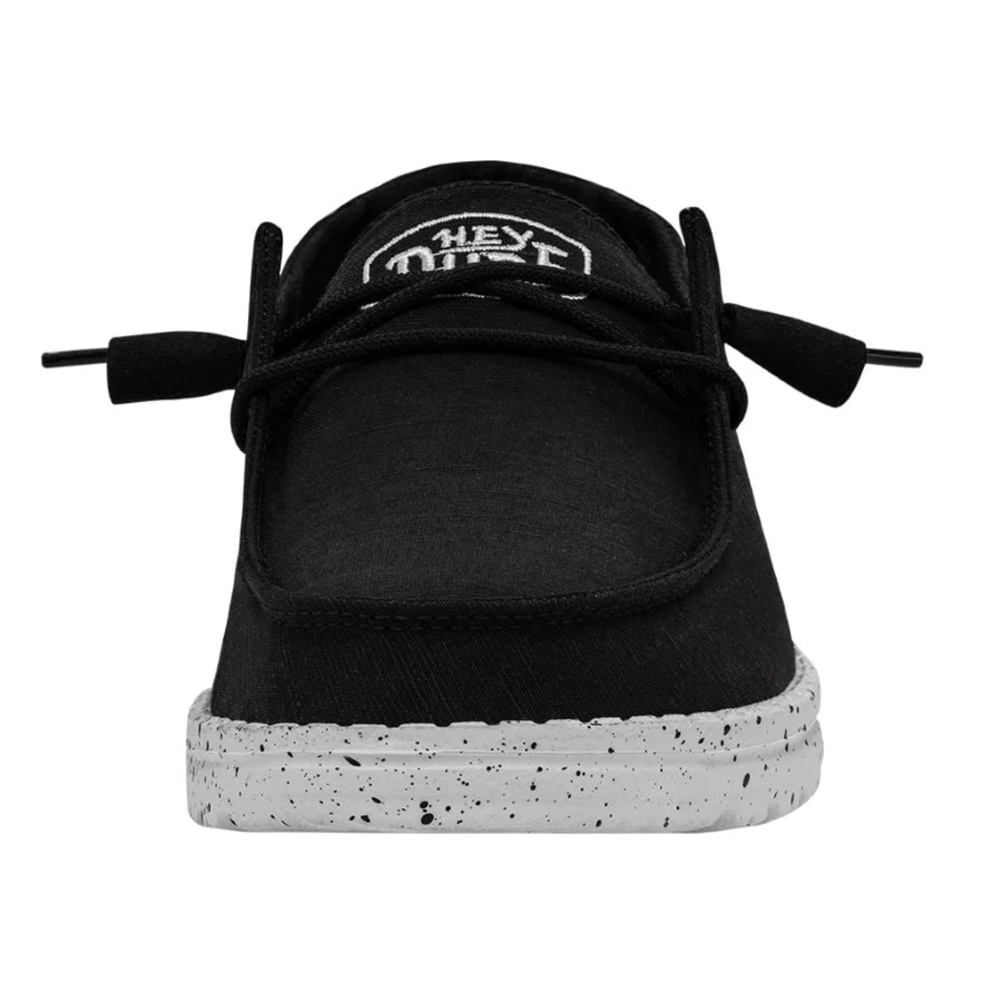 DUDE WOMEN'S WENDY SLUB CANVAS BLACK - 40063001