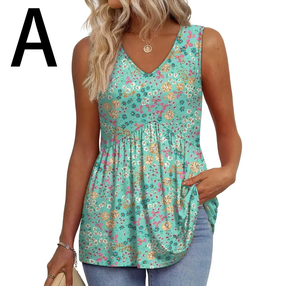 Womens Tank Tops 2026 Flowy Peplum Tops