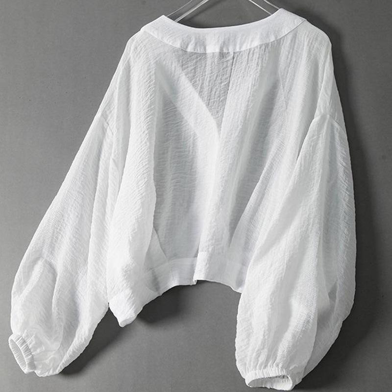 Women’s Summer Loose Lightweight Sheer Sun Protection Jacket