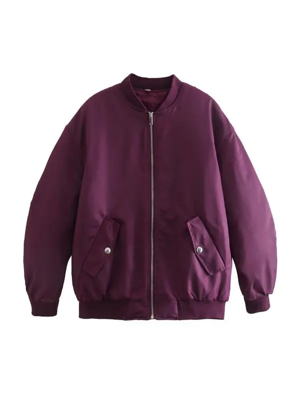 Women's Bomber Jacket Padded Coat