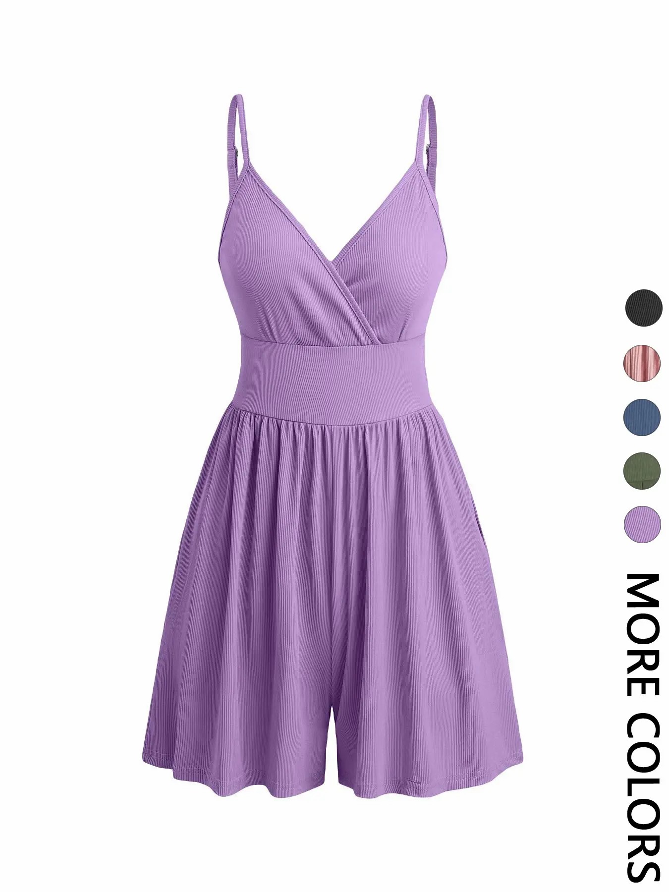 🌴 Women's Backless Wide-Leg Cami Romper