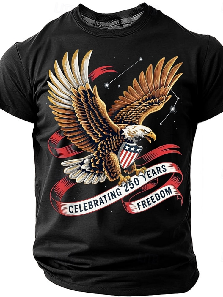 Leisure Freedom Eagle 250Th Anniversary Commemorative T-Shirt