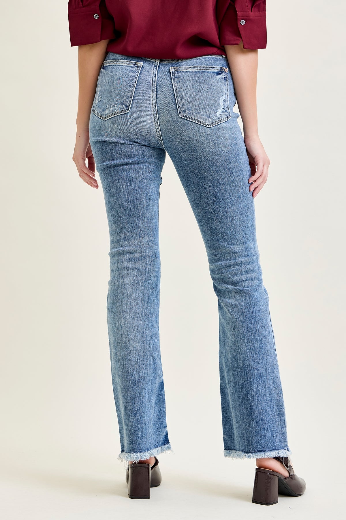 Daisy Bootcut with Fray Hem