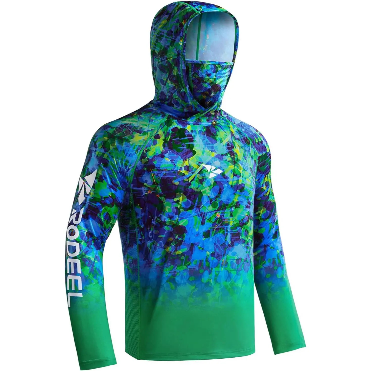 Men's Sun Protection Hoodie (with Face Mask/Neck Gaiter) — UPF 50+ UV Protection