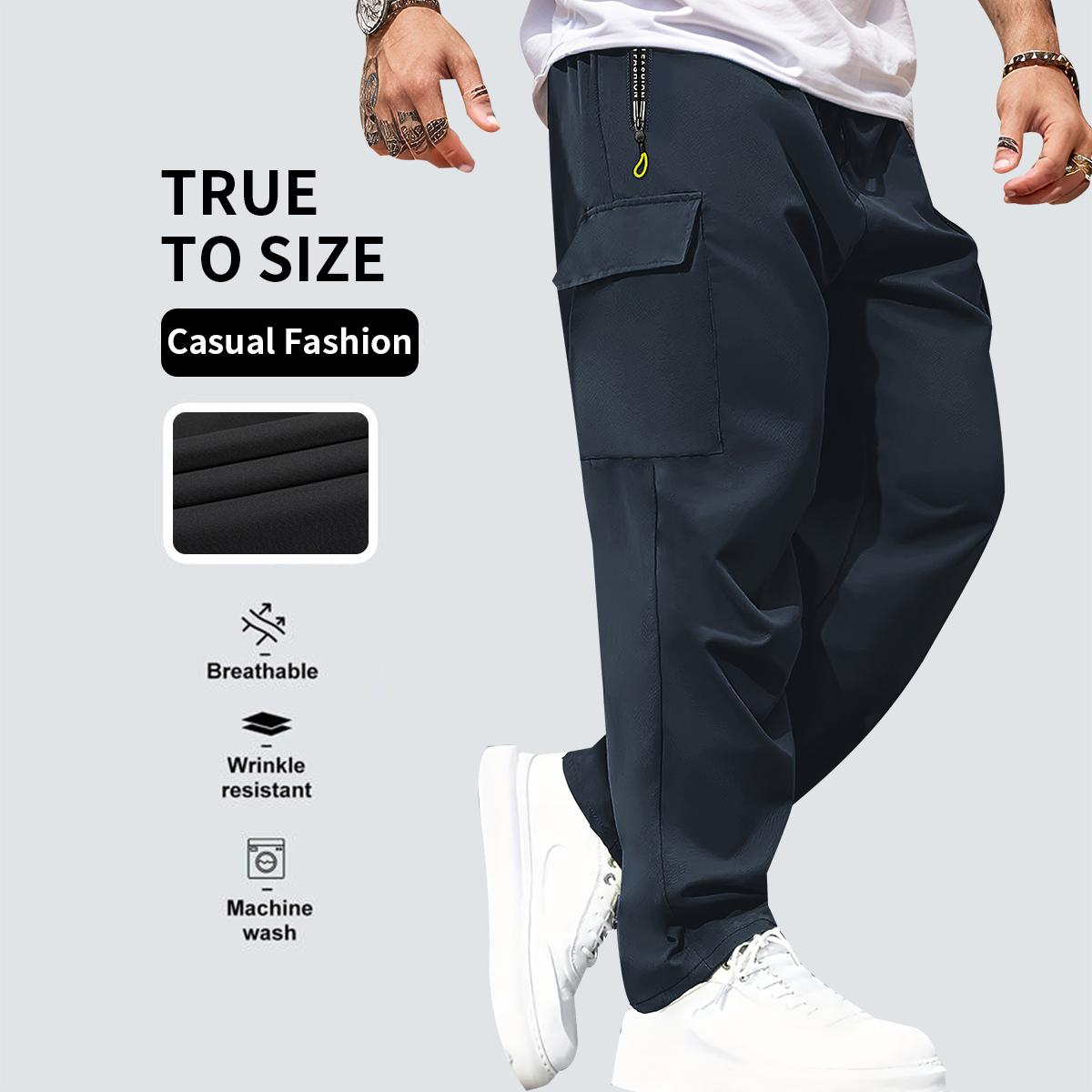 Men's Cargo Pants (with Zipper Pockets)