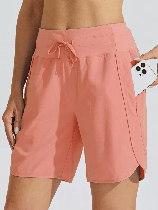 🔥New Arrival 49% OFF🔥Women's Active 7 Inseam Athletic Long Running High Wasistband Shorts