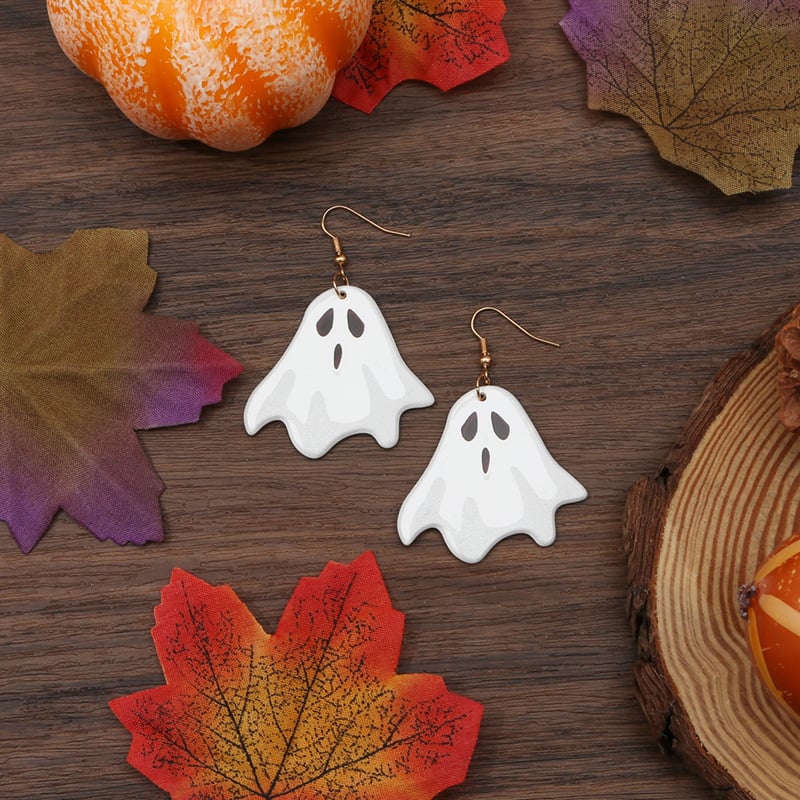 Halloween Creative Scary Ghosts Earrings