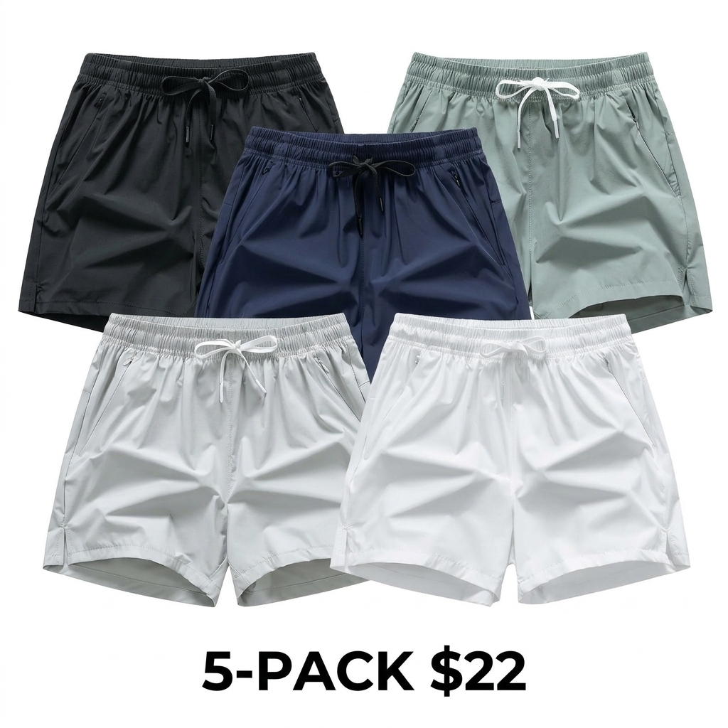 Men’s with zipper pockets, regular fit, casual drawstring waist